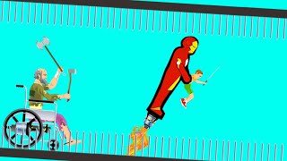 Saving My SON As IRON MAN In HAPPY WHEELS [upl. by Wilma]