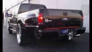 MY FORD F350 SUPER DUTY BLACK amp BLACK DUALLY CUSTOM 24S [upl. by Dyanna353]