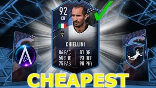 92 Chiellini SBC Cheapest Solution FIFA22 [upl. by Maegan]