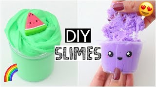 MAKING 6 AMAZING DIY SLIMES  FAMOUS Slime Recipe COMPILATION [upl. by Ramirolg]