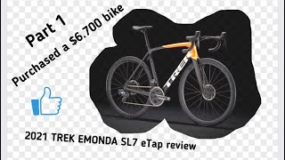 2021 Trek Emonda SL7 ETap Review [upl. by Ob]