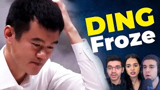 When Ding Liren Froze in The World Championship [upl. by Jagir]