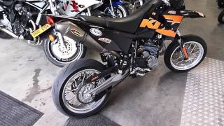 KTM LC4 640 SUPERMOTO  TWIN AKRAPOVIC EXHAUSTS  FOR SALE [upl. by Letnohs]