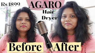 AGARO Volumizer Hair Dryer  Salon like hair home in 5mins  Get Frizz Free Blow Dry hair at Home [upl. by Dworman]