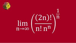 Another method to evaluate the required limit using stirling approximation [upl. by Anuaf738]