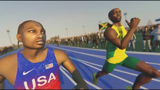 Usain Bolt VS Noah Lyles 3D SPEED COMPARISON [upl. by Enilamme]