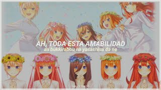 Gotoubun no Hanayome S2 Ending TV size  Hatsukoi  Sub Español 『MV』♡ [upl. by Annayek]