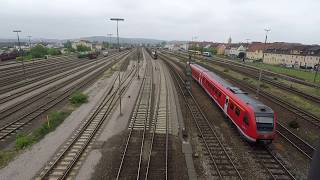 Bahnverkehr im Bahnhof Schwandorf am 11052018 [upl. by Terrance545]