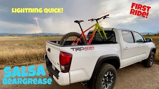 Salsa Beargrease 2021  First Ride Impressions  Carbon Fat Bike [upl. by Ylim]