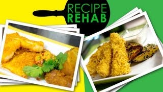 Healthy Fish amp Chips I Recipe Rehab I Everyday Health [upl. by Ahsinid]