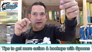 Tips to get more action amp hookups when trolling spoons for Salmon GreatLakes LakeOntario Torpedo [upl. by Ailhad429]