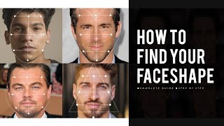 HOW TO IDENTIFY YOUR FACE SHAPE  INDIAN MEN  FIND  DETERMINE APP  CHECK  HAIRSTYLES  IN HINDI [upl. by Tomkiel]