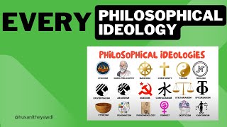 Every Philosophical Ideology Explained In Minutes [upl. by Nyladnohr920]