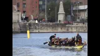 Amathus Bees V Worcester Dragonflies buoy race Liverpool 2012 [upl. by Akcimat]