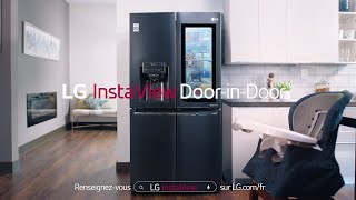 Réfrigérateur LG InstaView  Toquez 2 fois découvrez lintérieur [upl. by Clough]