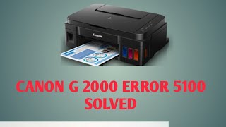 Canon g 20001000 error 5100  how to solve error 5100 in canon g 20001000 copier zone [upl. by Franni710]