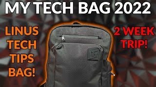 Whats In My Tech Bag 2022  New Linus Tech Tips Backpack [upl. by Kristo]