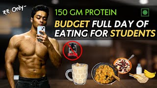 LOWEST Budget Diet Plan for College Students  150 GM Protein No Supplement for Bulking [upl. by Heppman]