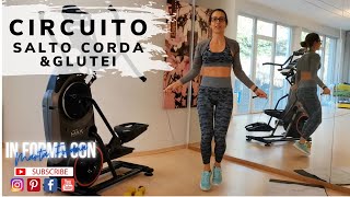 Circuito Salto con la Corda per Tonificare e Modellare i GLUTEI e bruciare calorie [upl. by Enirolf763]