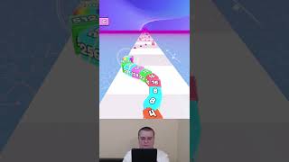 Jelly Tube Run 2048 ❗Level 124❗2048 games shorts [upl. by Drahsir]