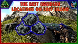 The Best Obsidian Locations on Lost Island  Tons of Easy Safe Lost Island Obsidian Spawns [upl. by Ainedrag]