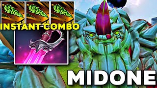 Midone Tiny Instant Combo Khanda Build Midlane Monster Boss Meta  Dota 2 [upl. by Brandenburg]