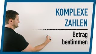 Komplexe Zahlen Betrag berechnen  Mathe by Daniel Jung [upl. by Segroeg]