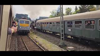 Sonderfahrt mit 50 2988 und 52 7596 in Rottweil [upl. by Negeam]