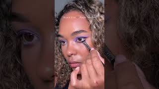 Brown eye need purple eyeshadow makeuptrends makeupideas [upl. by Oberstone347]