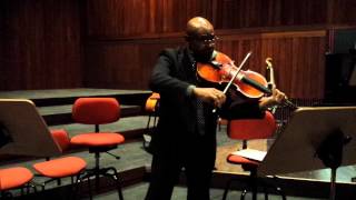 André Cameron plays Reger Suite for viola 18inch tenor viola [upl. by Dihaz]