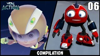 Vir The Robot Boy amp Rollbots  Compilation 06  Action show for kids  WowKidz Action [upl. by Kall]