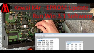 New life for old synths 2 Kawai K4r  EPROM Update  Windows 31 Editor amp Librarian on Windows 11 [upl. by Assira]