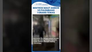 Viral Bentrok Maut Massa Ambon vs Palembang di Jakarta Utara Diduga Tarik Motor Diteriaki Maling [upl. by Artina]