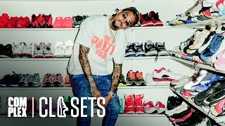 Chris Brown Shows Off The Most Insane Sneaker Collection Weve Ever Seen On Complex Closets [upl. by Yulma415]