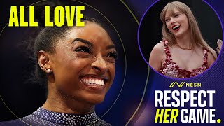 Taylor Swift Shows MAJOR LOVE to the GOAT Simone Biles  Respect Her Game Ep 9 [upl. by Sherm]