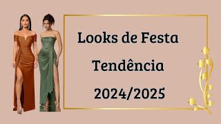 vestidos de festa para festa de casamento e formatura Tendências 20242025 [upl. by Annaujat]