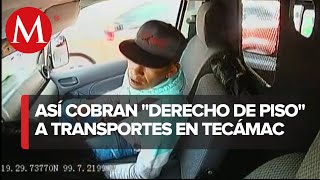 Captan extorsión en un transporte público del Estado de México [upl. by Nidnal]