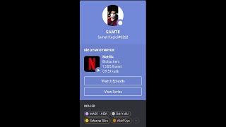 Discord Aktivite Ayarlama  Discord YouTube Netflix izliyor nasıl yapılır [upl. by Natehc]