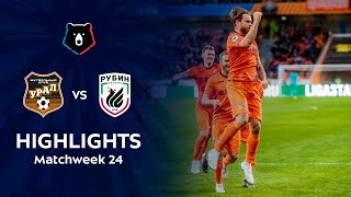 Highlights FC Ural vs Rubin 21  RPL 201819 [upl. by Alejna]