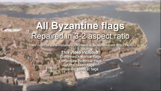 All flags of Byzantine Empire [upl. by Manville]