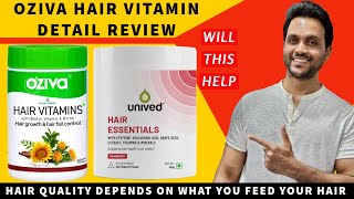 OZiva Hair Vitamins for Hair ReGrowth Detail Review  Vitamin amp Minerals For Hair Health [upl. by Aisetal]