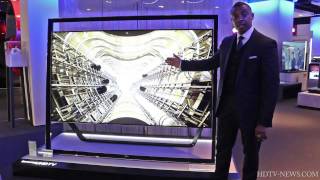 Samsung S9 85Inch 4K Ultra HD TV Hands on at Selfridges [upl. by Nyliram583]