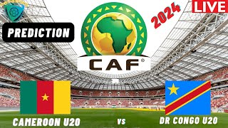 Cameroon vs DR Congo UNIFFAC U20 Africa Nations 2025 Qualifiers [upl. by Bork]