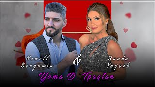 Nuwell Benyamin feat Randa Yaqoub  Yoma DTpaqtan 2024 Official lyrics video duet assyriansong [upl. by Adnir]