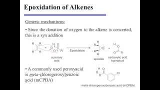 Epoxidation of Alkenes [upl. by Gabrielle]