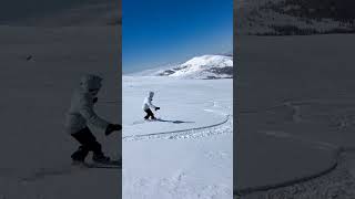 Subscribe to me for more exciting skiing snowboarding ski snowboard [upl. by Metts]