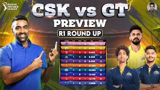 The Next Gen Duel Rutu vs Gill  CSK vs GT Preview  R1 Round UP  R Ashwin [upl. by Kerad]