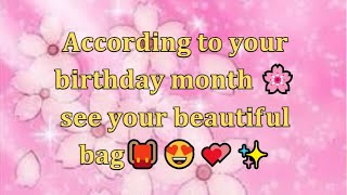 Pick Your Beautiful Bag🎒 Based on Your Birthday Month 🌸😍💕✨ birthdaygift trending bag shortsviral [upl. by Bertsche]