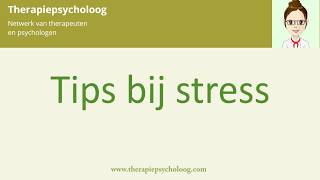 10 tips bij stress [upl. by Dlorej286]