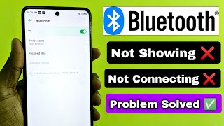 Bluetooth Device not showing not connecting problem  Bluetooth me name nahi aa raha hai problem fix [upl. by Nefen]